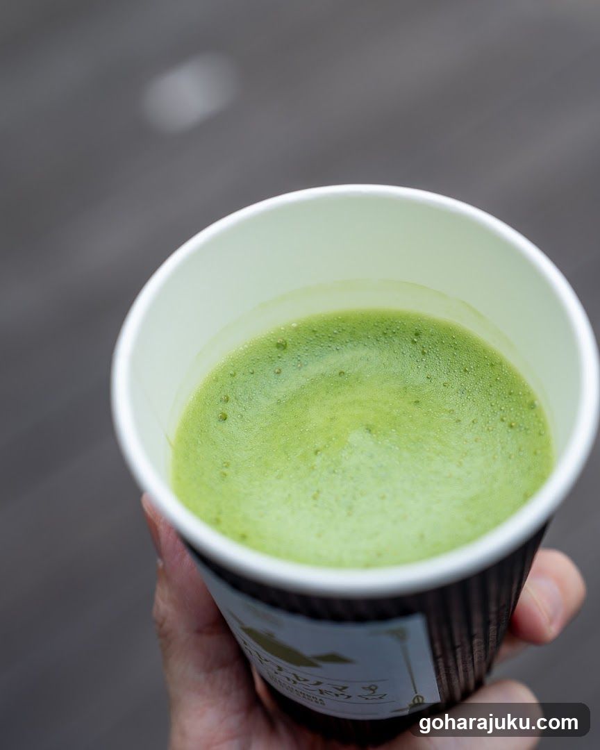 Matcha Latte in Cup