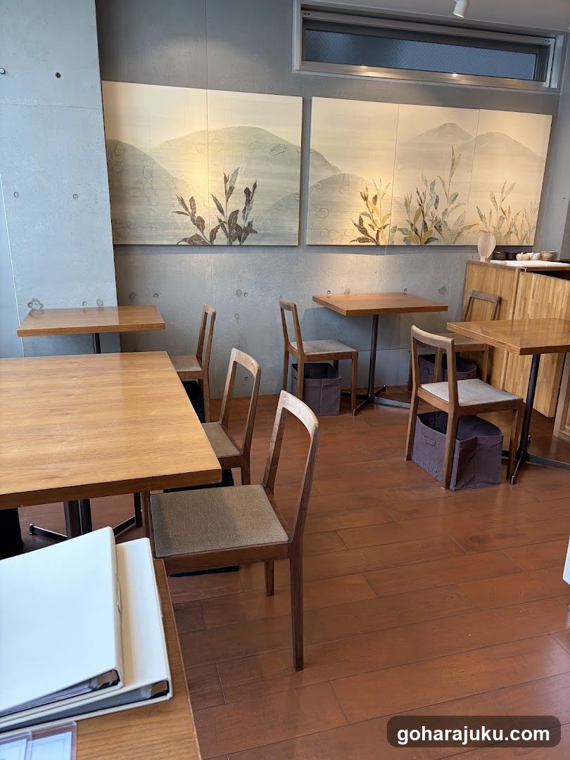 Interior of a minimalist cafe or restaurant