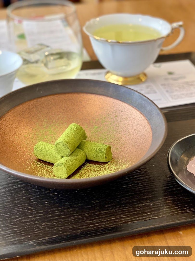 Matcha Dessert and Tea