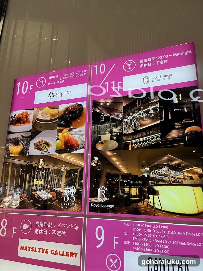 Restaurant and Bar Signage Display