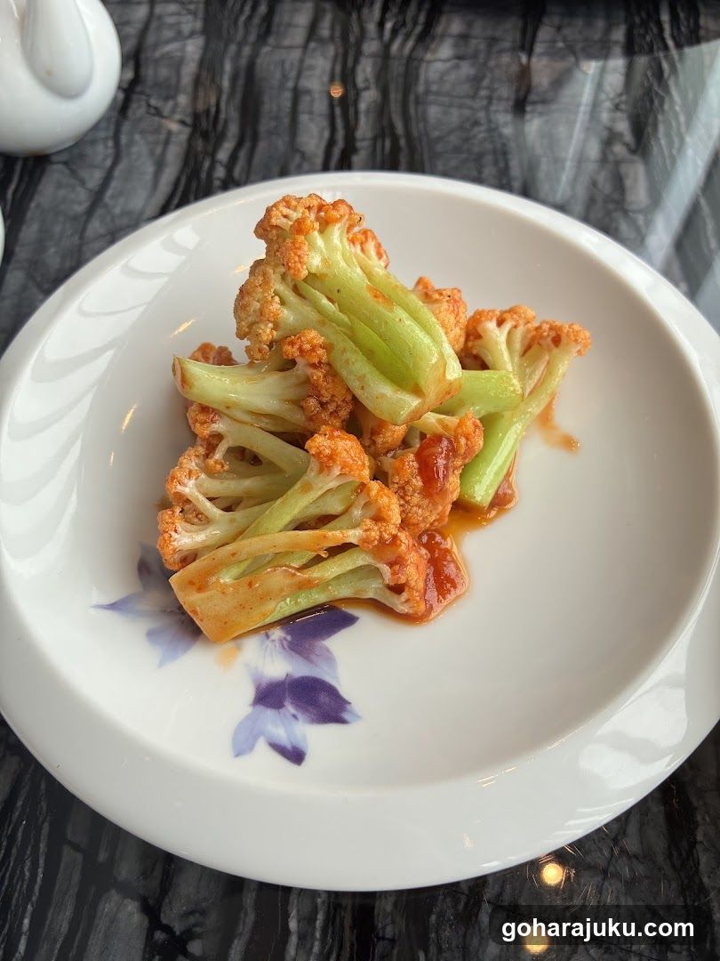 Cauliflower Dish on White Plate