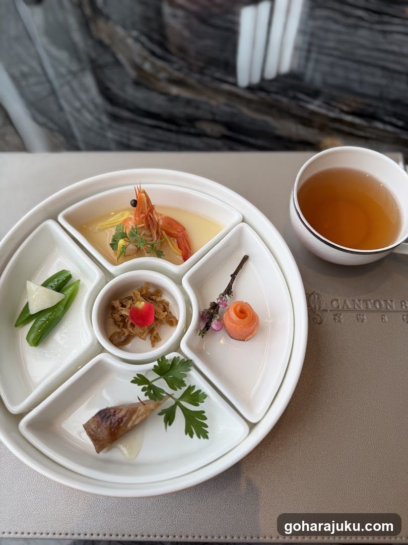 Fine Dining Platter with Tea