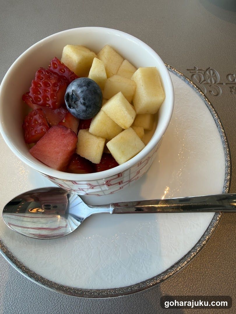 Fruit Bowl with Yogurt