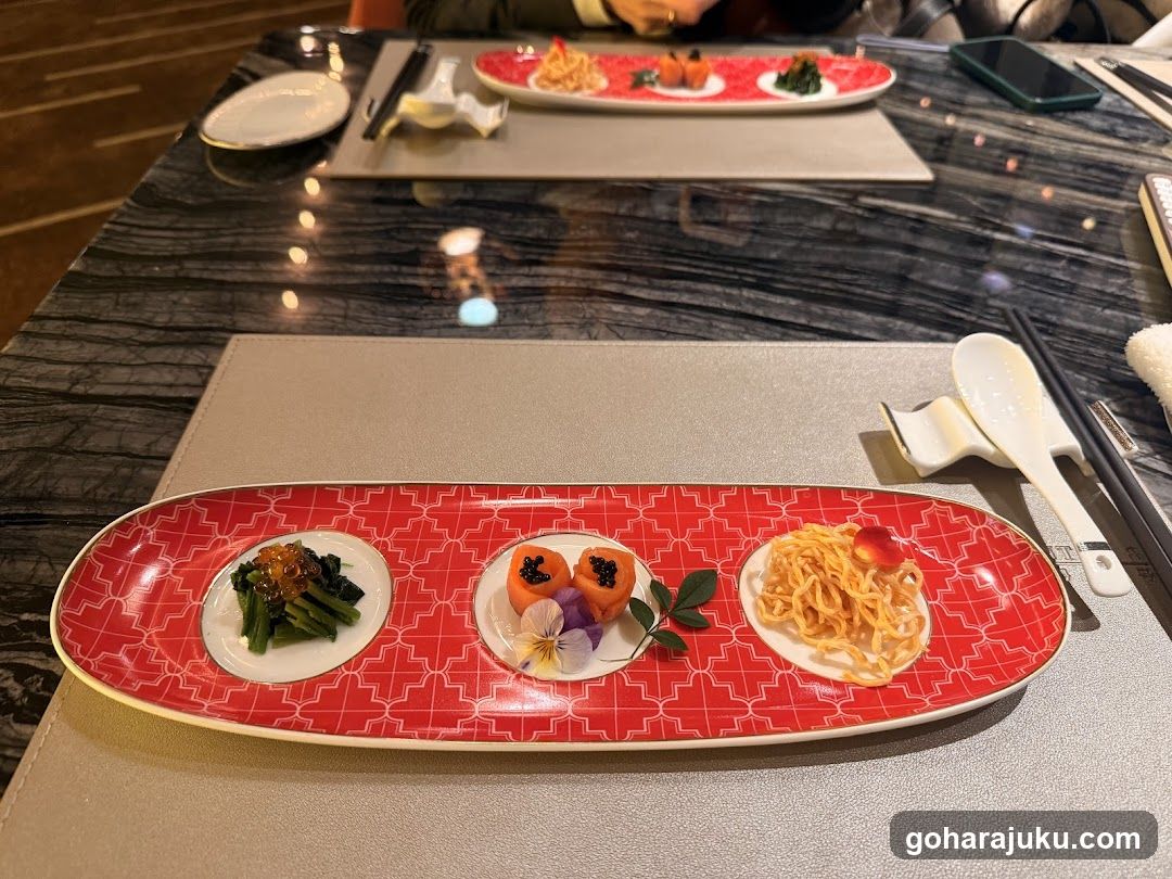 Dining Table with Appetizer Platter