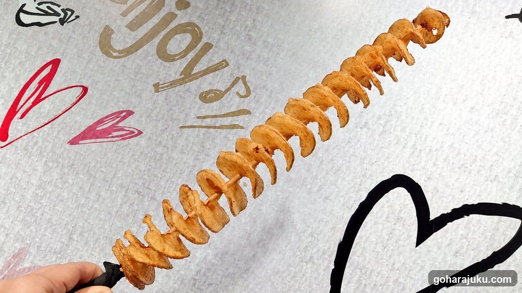 Twisted Potato Skewer