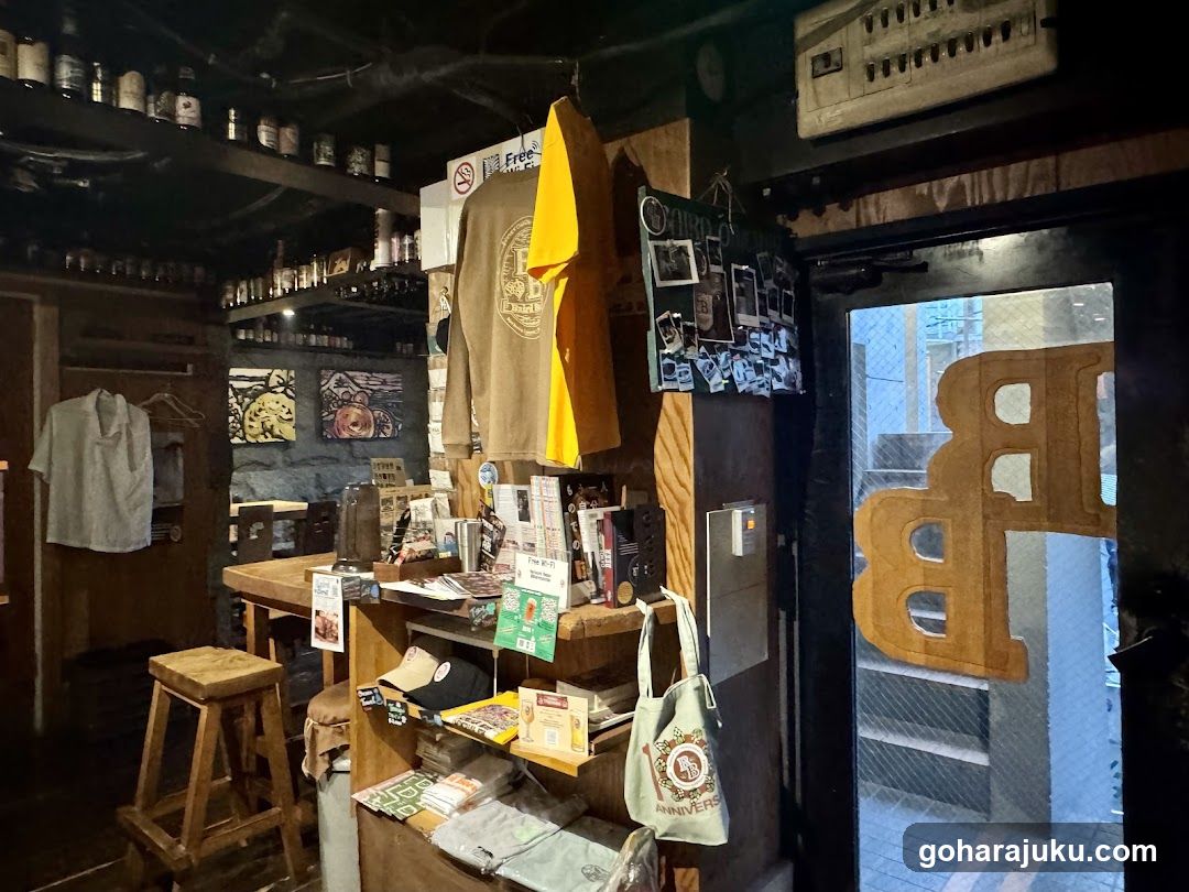 Interior of a cozy shop or bar
