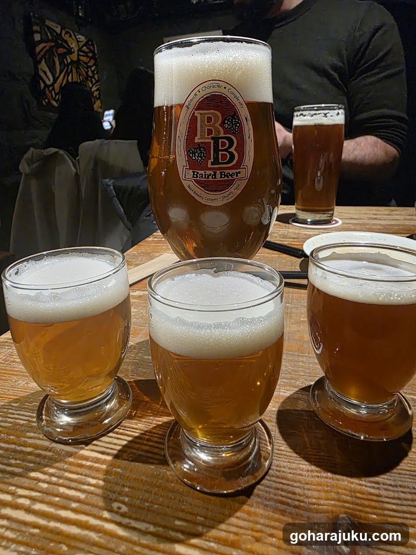 Beer Flight at Bar