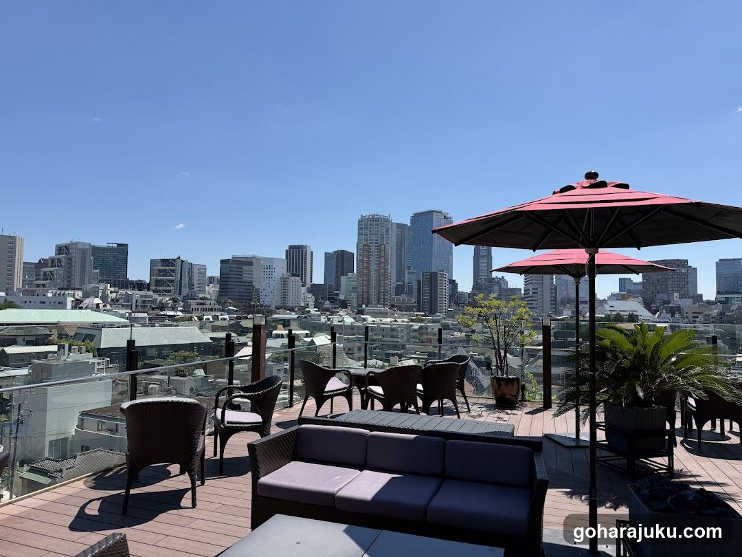 Rooftop Terrace with City View