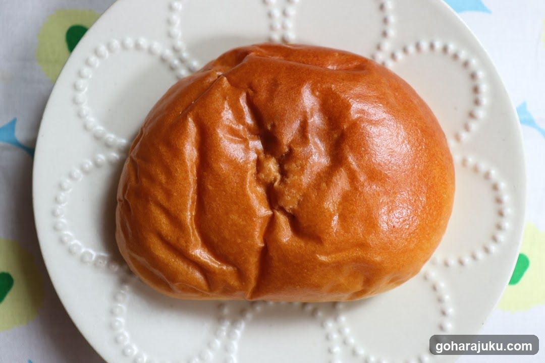 Baked Bun on Plate