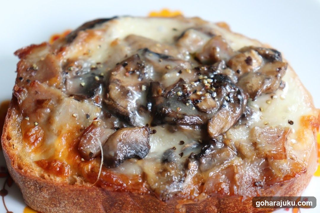 Mushroom and Cheese Toast