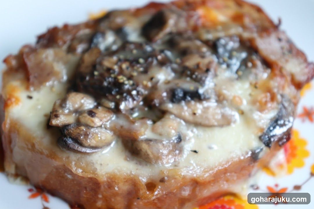 Mushroom and Cheese Stuffed Bread