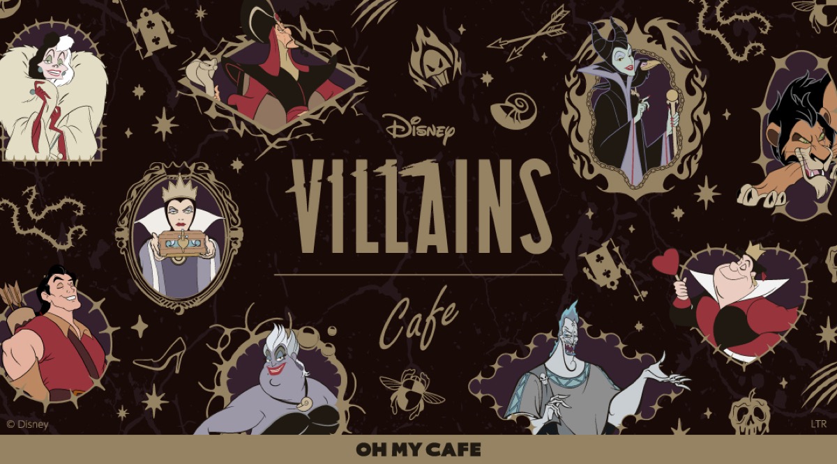 Disney Villains OH MY CAFE takes the Omotesando Hills basement for a 36-day banquet